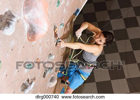Japanese climbing athlete in action View Large Photo Image Stock Image - Japanese climbing athlete in action. Fotosearch