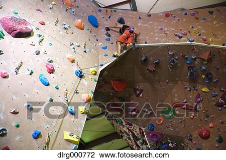 Japanese climbing athlete in action View Large Photo Image Stock Image - Japanese climbing athlete in action. Fotosearch