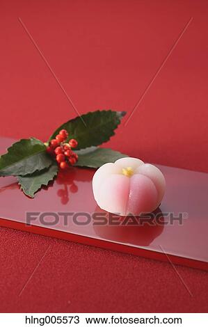 Stock Image - Japanese confectionery. Fotosearch