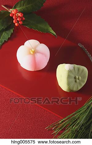 Japanese confectionery View Large Photo Image Stock Photography - Japanese confectionery. Fotosearch