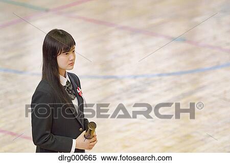 Japanese high school graduation ceremony View Large Photo Image Stock Photography - Japanese high school graduation ceremony. Fotosearch