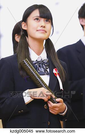 Japanese high school graduation ceremony View Large Photo Image Stock Photography - Japanese high school graduation ceremony. Fotosearch