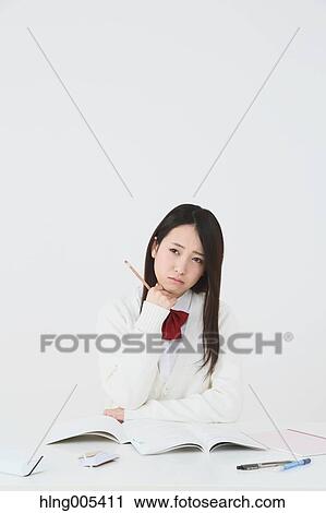 Japanese High-school student in uniform against white background View Large Photo Image Stock Image - Japanese High-school student in uniform against white background. Fotosearch
