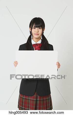 Japanese High-school student in uniform against white background View Large Photo Image Stock Image - Japanese High-school student in uniform against white background. Fotosearch