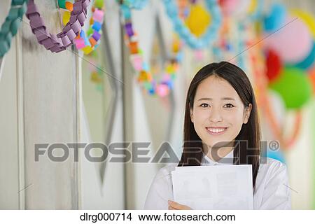 Japanese high-school student portrait View Large Photo Image Picture - Japanese high-school student portrait. Fotosearch