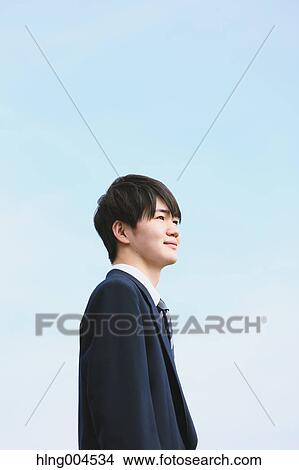 Japanese high-school student portrait View Large Photo Image Picture - Japanese high-school student portrait. Fotosearch