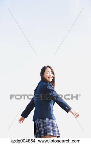 Japanese high-school student portrait View Large Photo Image Picture - Japanese high-school student portrait. Fotosearch