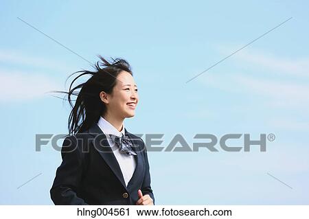 Japanese high-school student portrait View Large Photo Image Stock Image - Japanese high-school student portrait. Fotosearch