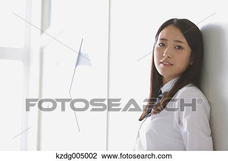 Japanese high-school student portrait View Large Photo Image Stock Image - Japanese high-school student portrait. Fotosearch