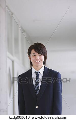 Japanese high-school student portrait View Large Photo Image Stock Image - Japanese high-school student portrait. Fotosearch