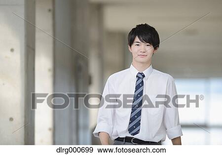 Japanese high-school student portrait View Large Photo Image Stock Photo - Japanese high-school student portrait. Fotosearch