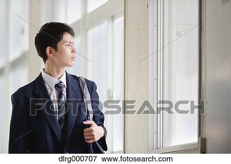 Japanese high-school student portrait View Large Photo Image Stock Photo - Japanese high-school student portrait. Fotosearch