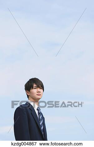 Japanese high-school student portrait View Large Photo Image Stock Photo - Japanese high-school student portrait. Fotosearch