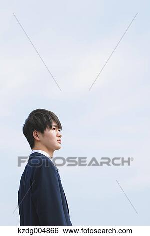 Japanese high-school student portrait View Large Photo Image Stock Photograph - Japanese high-school student portrait. Fotosearch