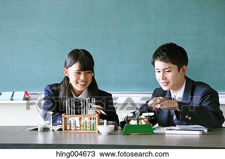 Japanese high-school students in empty classroom View Large Photo Image Stock Image - Japanese high-school students in empty classroom. Fotosearch
