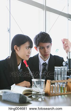 Japanese high-school students in empty classroom View Large Photo Image Stock Image - Japanese high-school students in empty classroom. Fotosearch