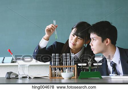 Japanese high-school students in empty classroom View Large Photo Image Stock Photo - Japanese high-school students in empty classroom. Fotosearch