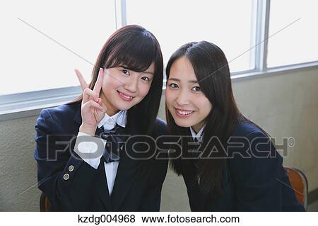 Japanese high-school students in classroom View Large Photo Image Stock Photo - Japanese high-school students in classroom. Fotosearch