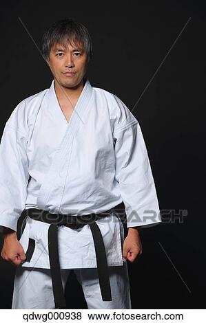 Japanese karate master View Large Photo Image Stock Photo - Japanese karate master. Fotosearch