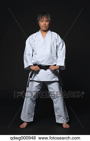 Japanese karate master View Large Photo Image Stock Photo - Japanese karate master. Fotosearch