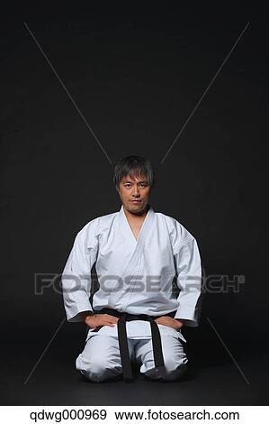 Japanese karate master View Large Photo Image Stock Photo - Japanese karate master. Fotosearch
