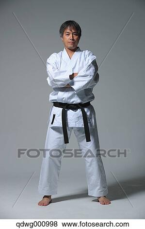 Japanese karate master View Large Photo Image Stock Photo - Japanese karate master. Fotosearch