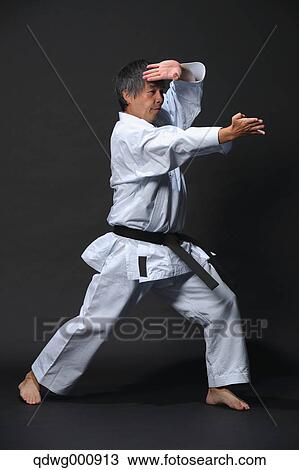 Japanese karate master training View Large Photo Image Stock Image - Japanese karate master training. Fotosearch