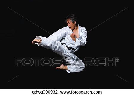 Japanese karate master training View Large Photo Image Stock Image - Japanese karate master training. Fotosearch