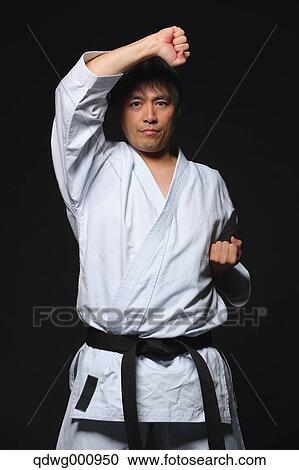 Japanese karate master training View Large Photo Image Stock Image - Japanese karate master training. Fotosearch