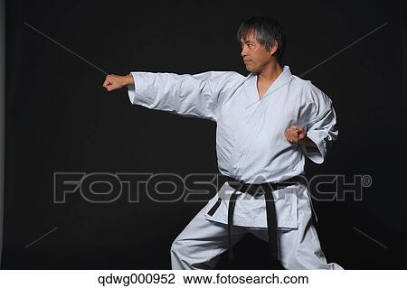 Japanese karate master training View Large Photo Image Stock Image - Japanese karate master training. Fotosearch