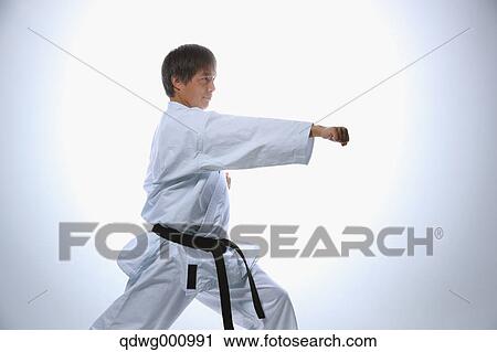 Japanese karate master training View Large Photo Image Stock Image - Japanese karate master training. Fotosearch