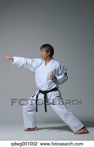 Japanese karate master training View Large Photo Image Stock Image - Japanese karate master training. Fotosearch