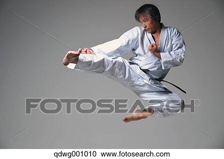 Japanese karate master training View Large Photo Image Stock Image - Japanese karate master training. Fotosearch