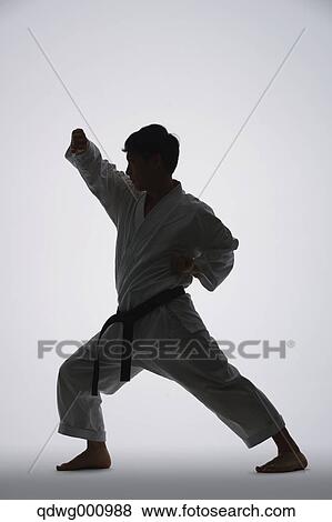 Japanese karate master training View Large Photo Image Stock Photo - Japanese karate master training. Fotosearch
