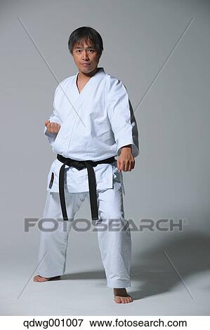 Japanese karate master training View Large Photo Image Stock Photo - Japanese karate master training. Fotosearch