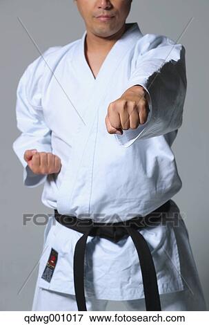 Japanese karate master training View Large Photo Image Stock Photo - Japanese karate master training. Fotosearch