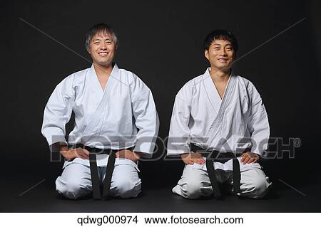 Japanese karate masters View Large Photo Image Picture - Japanese karate masters. Fotosearch
