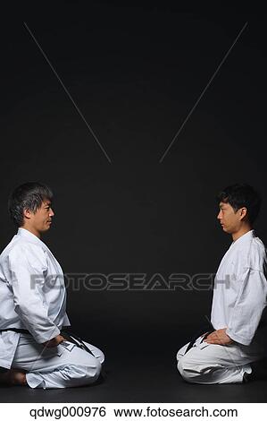 Japanese karate masters View Large Photo Image Stock Photograph - Japanese karate masters. Fotosearch