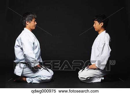 Japanese karate masters View Large Photo Image Stock Photography - Japanese karate masters. Fotosearch