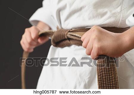 Japanese kid in karate uniform on black background View Large Photo Image Stock Photo - Japanese kid in karate uniform on black background. Fotosearch