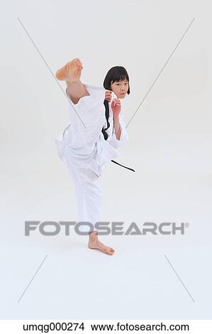 Japanese kid in karate uniform on white background View Large Photo Image Picture - Japanese kid in karate uniform on white background. Fotosearch
