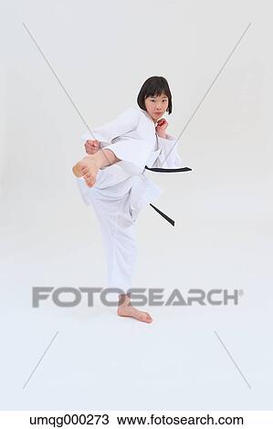 Japanese kid in karate uniform on white background View Large Photo Image Stock Image - Japanese kid in karate uniform on white background. Fotosearch