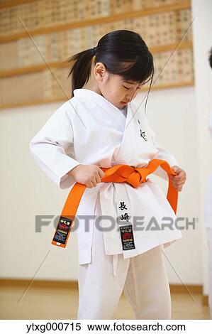 Japanese kid in karate uniform training View Large Photo Image Stock Photography - Japanese kid in karate uniform training. Fotosearch