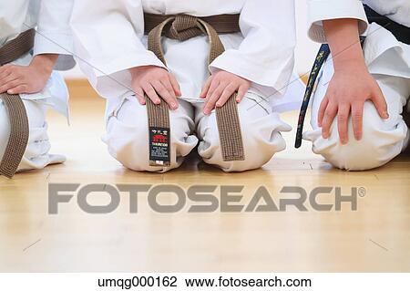 Japanese kids karate class View Large Photo Image Stock Image - Japanese kids karate class. Fotosearch