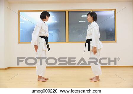 Japanese kids karate class View Large Photo Image Stock Image - Japanese kids karate class. Fotosearch