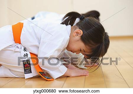 Japanese kids karate class View Large Photo Image Stock Image - Japanese kids karate class. Fotosearch