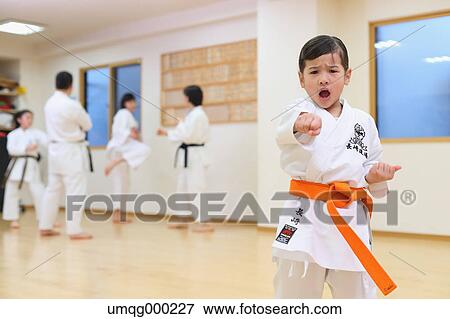 Japanese kids karate class View Large Photo Image Stock Photo - Japanese kids karate class. Fotosearch