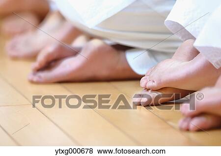 Japanese kids karate class View Large Photo Image Stock Photo - Japanese kids karate class. Fotosearch