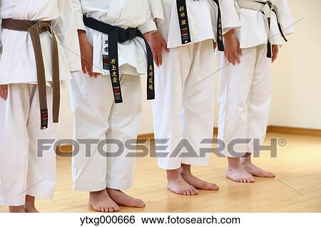 Japanese kids karate class View Large Photo Image Stock Photograph - Japanese kids karate class. Fotosearch