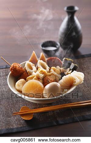 Japanese sake and Oden View Large Photo Image Stock Image - Japanese sake and Oden. Fotosearch
